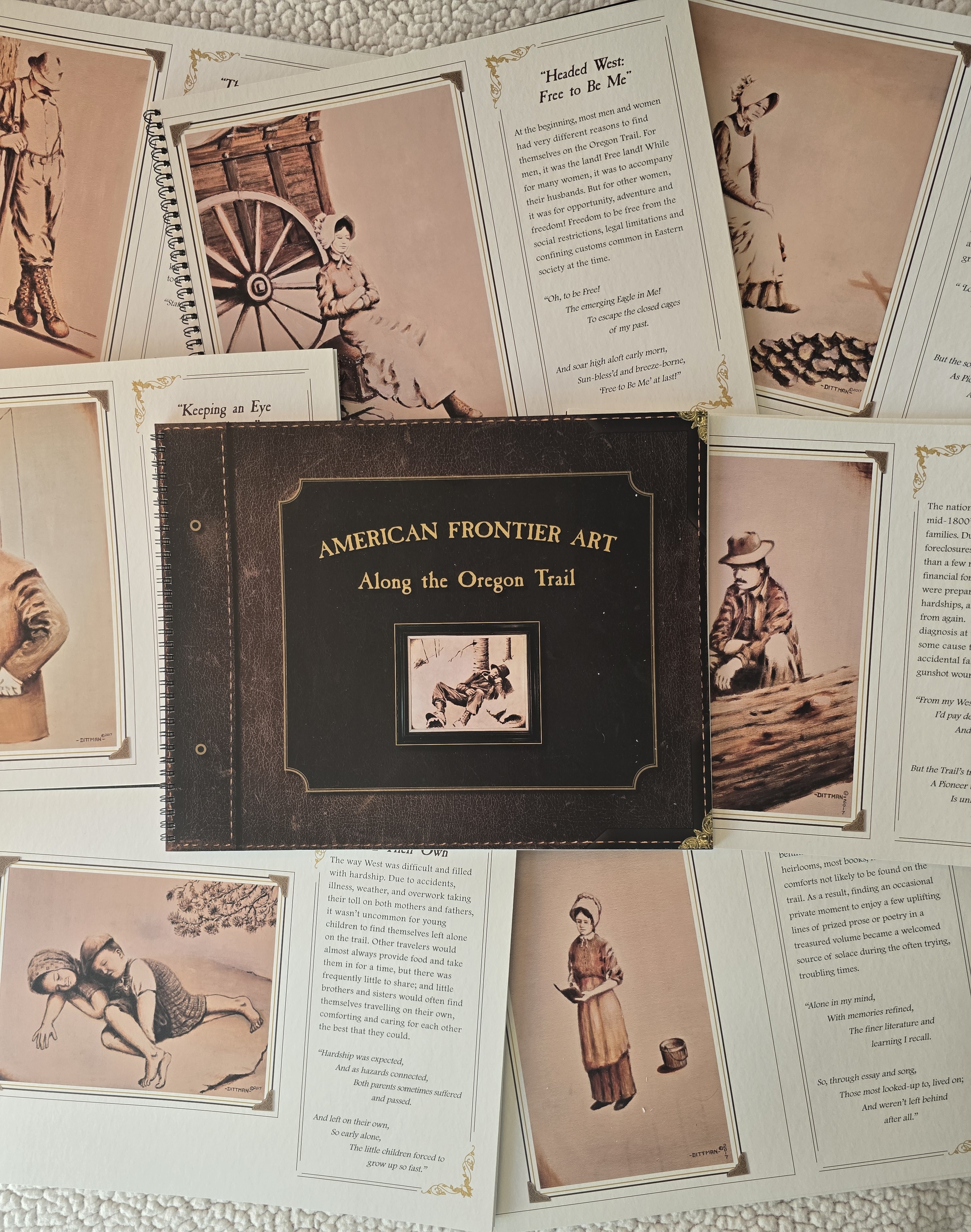 American Frontier Art Along the Oregon Trail — Art Book by Dave Dittman